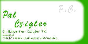 pal czigler business card